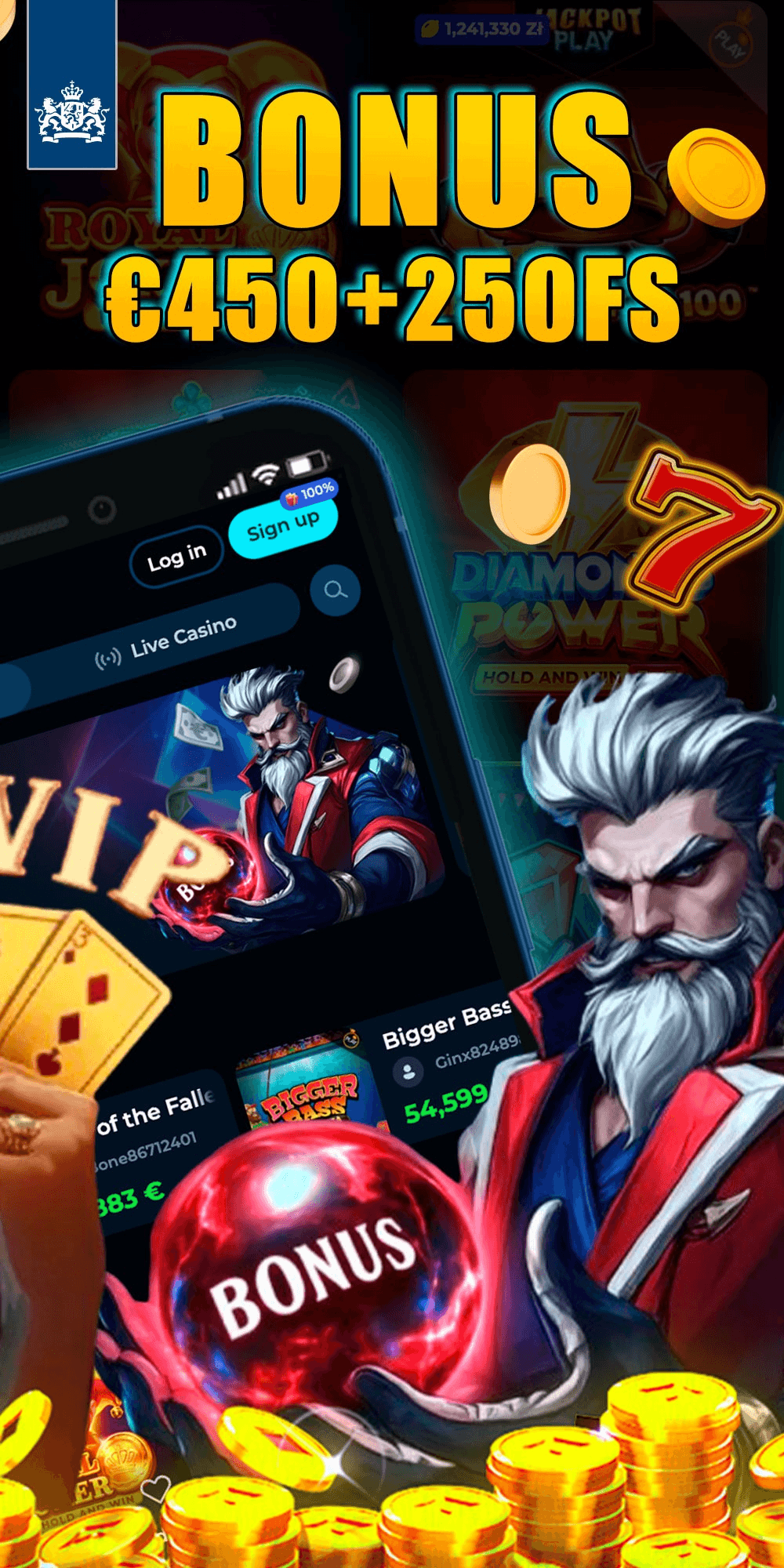 Crystal Roll Casino Screenshot